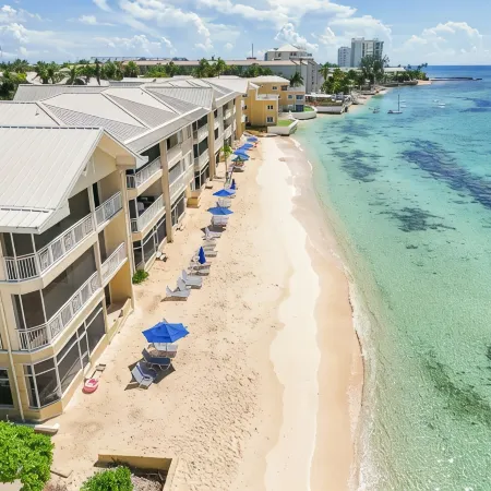 Prime Residence #6 on 7 Mile Beach, High-End Ground Floor Beachfront Condo