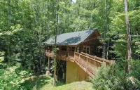 Creekside Paradise Found! One-Bedroom Mountain Cabin in Pigeon Forge - Alppimaja