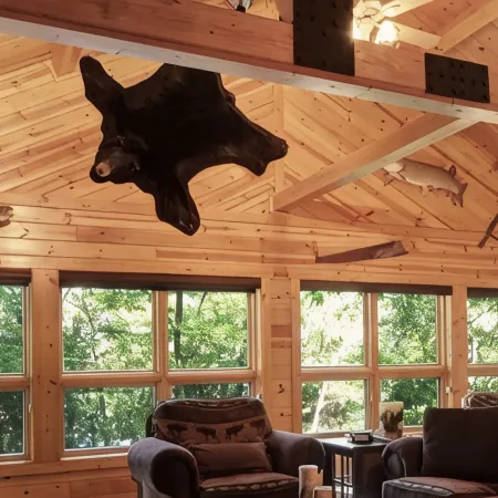 On the Eagle River Chain O’ Lakes, Lake Front, 3200 sq. ft., 2.5 Baths
