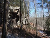 BIG ROCK LOG CABIN , Beside Natural Bridge/Red River Gorge - Chalets