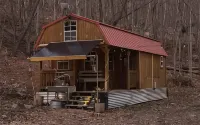 Primitive Cozy Tiny Cabin with Starlink Internet - Wifi
