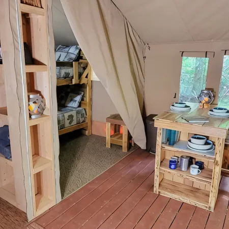 Glamping in the Smokies--Private 5 Acres--Lake Access....