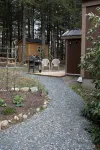 Peaceful Basement Apartment among serene woods, paths, and a stream near Acadia - Wi-Fi