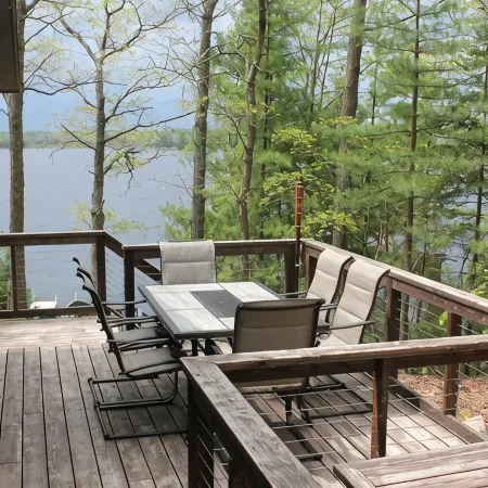 Quiet cottage with stunning peaceful lake views near Elcho and Pelican Lake WI