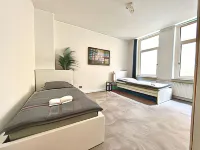 7 Betten Zentrale Lage Bahn Messe Apartment Hotel di 