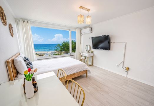 트윈비치펜션 바베큐장 또는 객실 전망 이미지