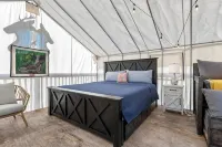 Furnished Glamping Tent/King Bed/Access to the Red River - Dancing Deer - #6