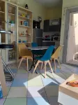 Beautiful apartment facing the sea. Balcony, plus huge terrace, very nice view.