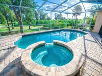 Golf&Sea Luxurious Pool Spa 2 Kingmaster Pet-Friendly Extended Stay&May Discount Hotels in Apollo Beach