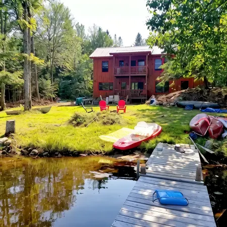 Balsam Point Lakehouse · Indian Lake Adirondacks · Waterfront on Lake Abanakee