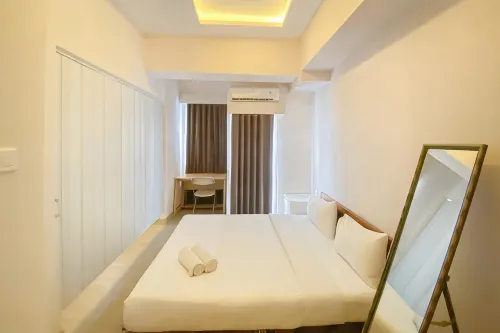 Lovely 1BR (No Living Room) at Apartment Cordova Edupartment Semarang By Travelio -  Ferienwohnungen