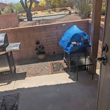 House refurbished in HOA with its own great recreational area and heated pool.