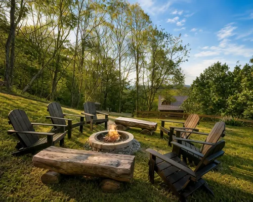 Sunrise Views + Hot Tub + Fire Pit - Near Hawksnest Hotels in Seven Devils