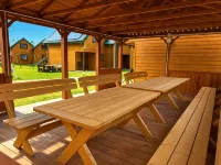 Modern Wood House in Rewal With a Terrace Hotels in Rewal