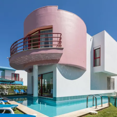 Villa with Private Pool, Garden, Terrace and Marina View