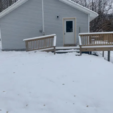 The Hill House offers a great view, plus it's close to town and dog friendly!