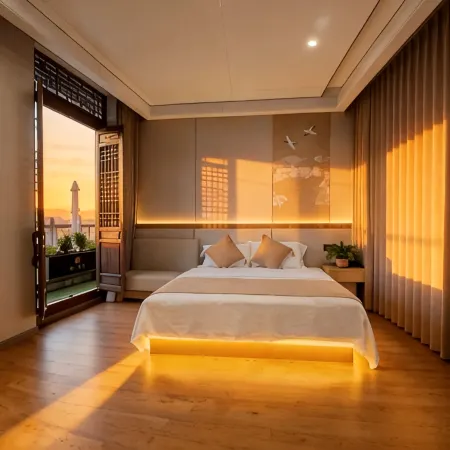 Zhenjiang · Riverside View Chinese Inn (Langzhong Ancient City Huaguang Tower)