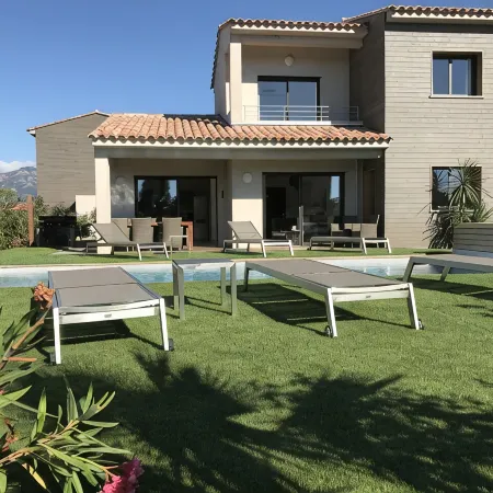 Luxury villa with private pool 500m from the beach St Cyprien Porto Vecchio