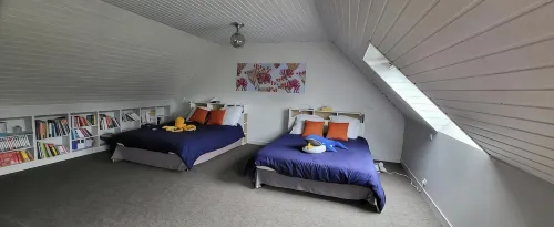 Villa with swimming pool and tennis court near Mer Blanche and Golf de Benodet