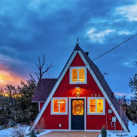 NEW Cozy Owl A-Frame: Cabin with Epic Mountain Views Featured on HGTV