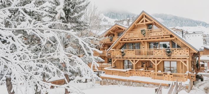 Hôtel Chalet Mounier Hotele w: Isere