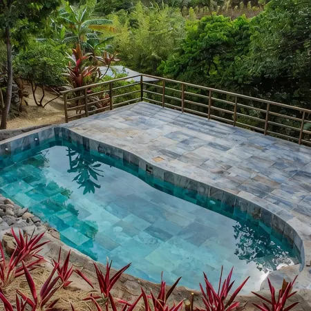 Charming 1-bedroom chalet in lush Poas with cascading pools & raw nature WiFi