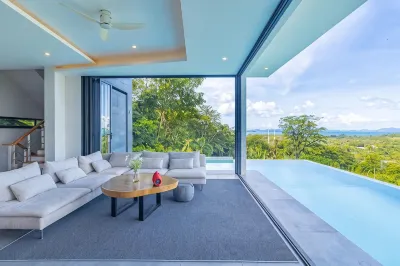 Yamu Hills Panoramic Ocean View 6 Bed Luxury Vila 보트 라군 호텔