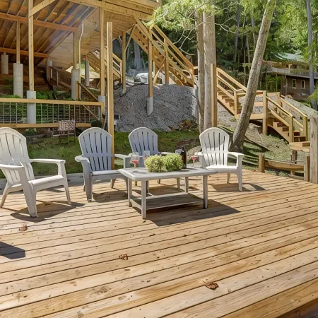 Lakefront Treehouse w/ Dock · 2 King Suites · Sleeps 12