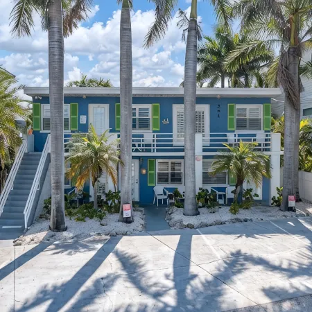 Villas By The Sea #2, Anna Maria Island Condo, one block from beach, heated pool