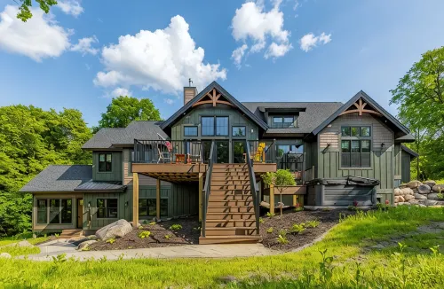 Private lakeside retreat with pool, hot tub, and sauna - Chalets