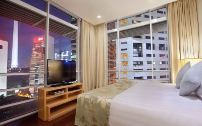 2ベッドルーム プレミア スイート パークロイヤル サービス スイート クアラルンプールの写真