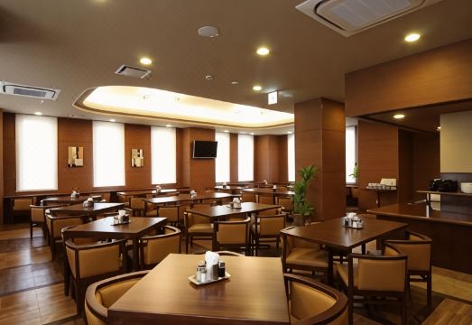 [호텔 루트 인 미토 켄초마에의 깔끔한 대욕장 입구]