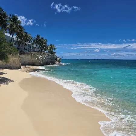 Beachfront condo at beautiful Cupecoy Beach Club.  2 bedroom, 3 bath, amenities!