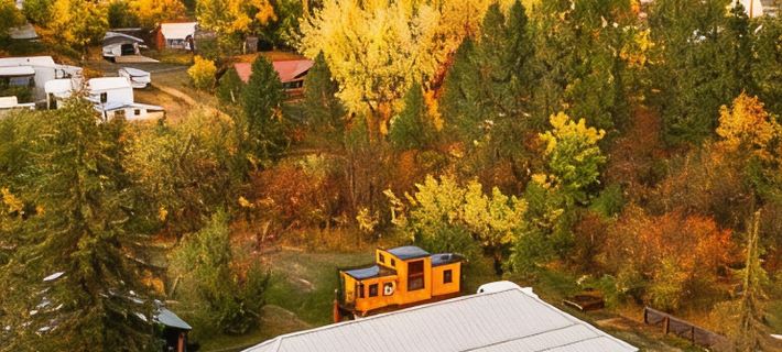 Passenger Room in Restored Train Depot - Studio Hotels in Latah County