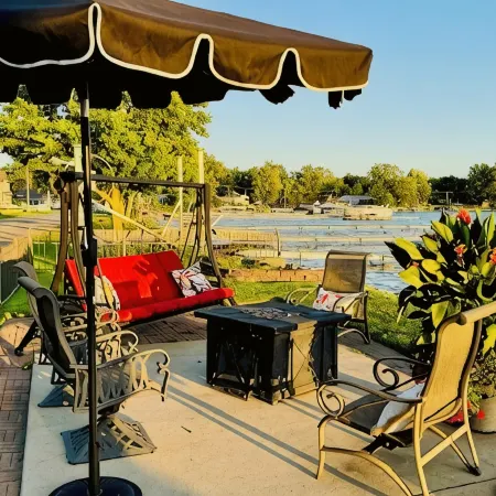 Large Waterfront Villa on Bass Lake with a Gym. Close to Culver and Notre Dame