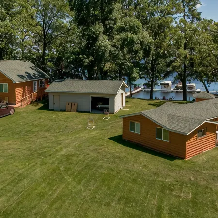 Cabin on Farm Island Lake in Aitkin