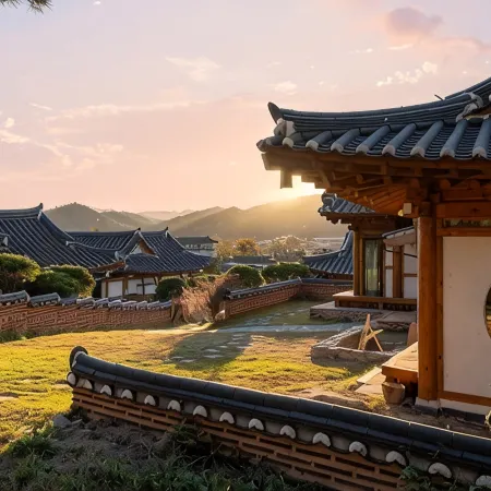 Gyeongju Ojae Hanok Pool Villa Отели рядом с достопримечательностью «Храм Манвольса»