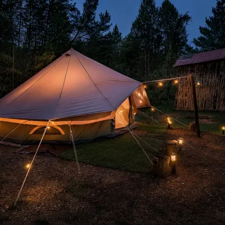 Boho Off-Grid Glamping at Honeysuckle Springs