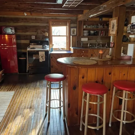 Magical Log Cabin, Streams in Private Yard, 4 Bedrooms, Pet Friendly, WiFi