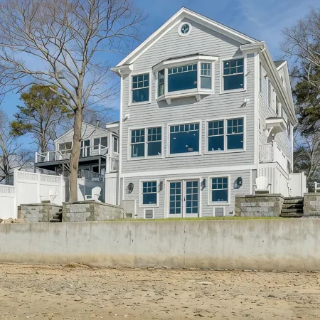 Luxury Ocean Front Home w/ its own Private Beach. New, Clean+ High end finishes.