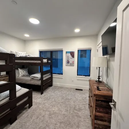 4 bedroom 3 bath with hot tub right on the mountain at Big Sky