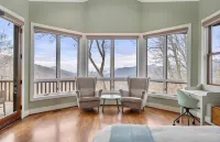 Amazing views at L’Oursière in Bear Lake Reserve, from the new  hot tub. - Boutique