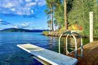 +Luxury Lakefront for 12+ Private Beach & Dock, GameRoom, Indoor Koi Pond! - Jacuzzi