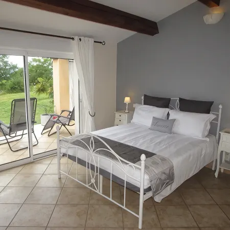 Barjac Villa Pastis - Gîte with swimming pool and view of the Cévennes mountains