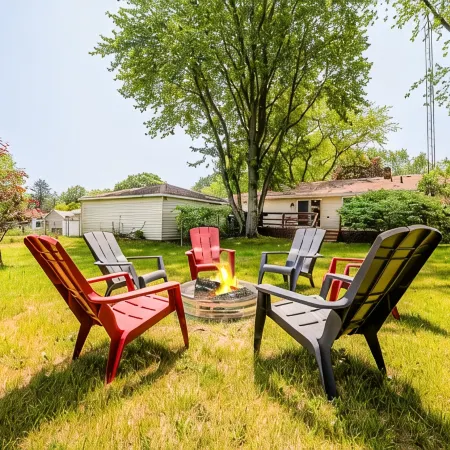 Pet-friendly home near Lake Michigan with fenced in back yard