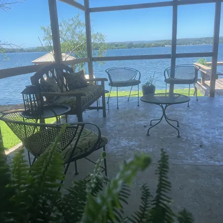 Lakefront home on the main channel w/ beautiful view and a boat ramp next door!