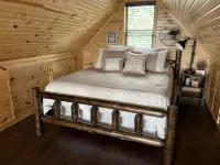 Treehouse/cabin with an amazing view of Mount Magazine - Alphydda