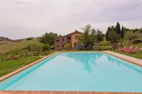Splendid farmhouse in Val d'Orcia with private swimming pool and sauna - piscina