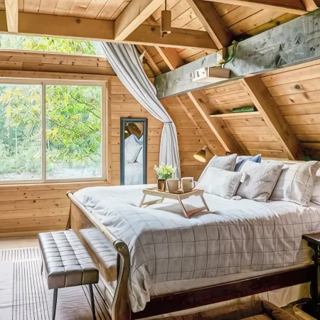 Riverfront A-Frame w/ Hot Tub • Near Stevens Pass • Pet-Friendly Retreat