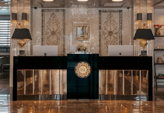 호텔 내부 레스토랑 분위기